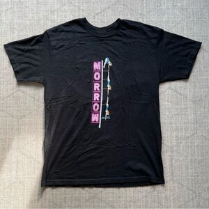 Morrow Men’s Black Swimmer Diver Graphic Tee Shirt LARGE